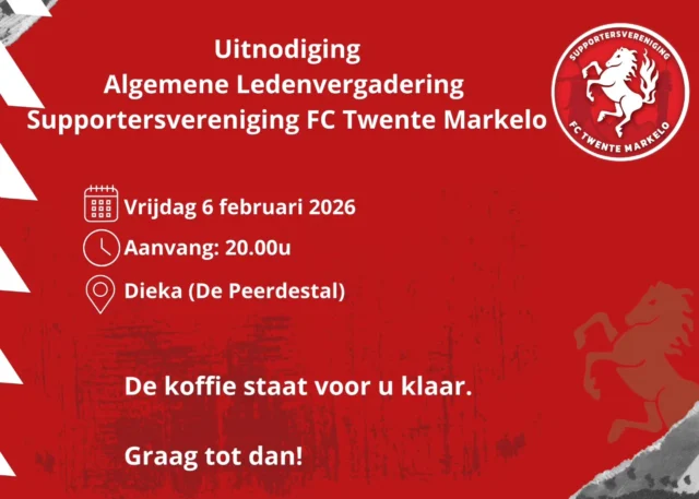 Vrijdagavond is het zover: de jaarlijkse Algemene Ledenvergadering (ALV)

Graag nodigen wij jullie uit voor de ALV, waarin we samen terugblikken op het afgelopen jaar en vooruitkijken naar wat komen gaat.

📅 Vrijdag 6 februari
🕗 20.00 uur
📍 Dieka (De Peerdestal)

Tot vrijdag!